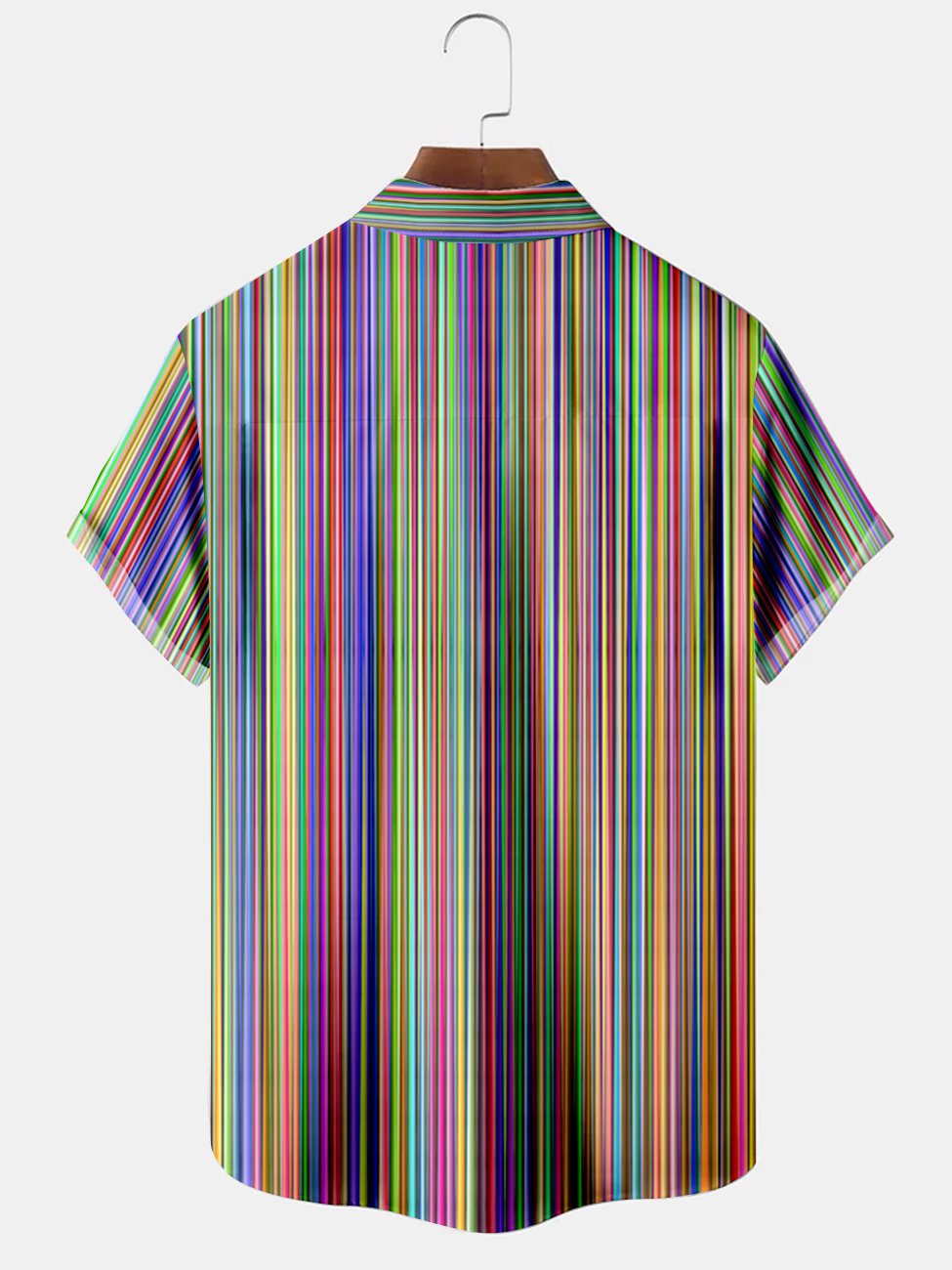 Coloful Stripes Hawaiian Shirt For Beach Days, Summer Outings, And Thoughtful Gift Giving