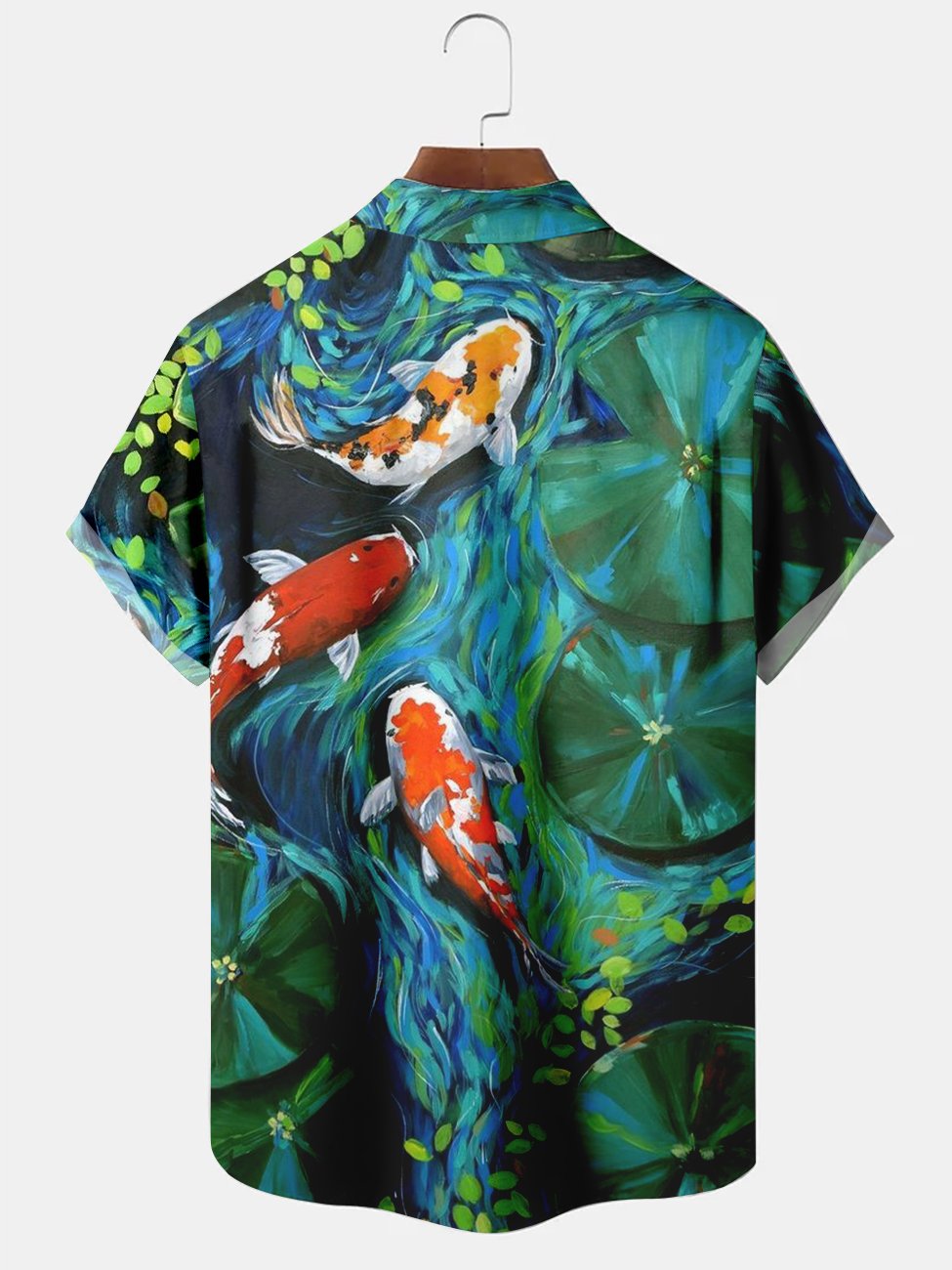 Fish Illustration Hawaiian Shirt For Beach Days, Summer Outings, And Thoughtful Gift Giving