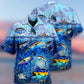 Fishing Fish Ocean Hawaiian Shirt For Beach Days, Weekend Events, And Thoughtful Gift Giving