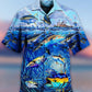 Fishing Fish Ocean Hawaiian Shirt For Beach Days, Weekend Events, And Thoughtful Gift Giving