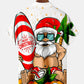 Funny Santa Hawaiian Shirt For Resort Trips, Coastal Parties, And Warm Weather Style