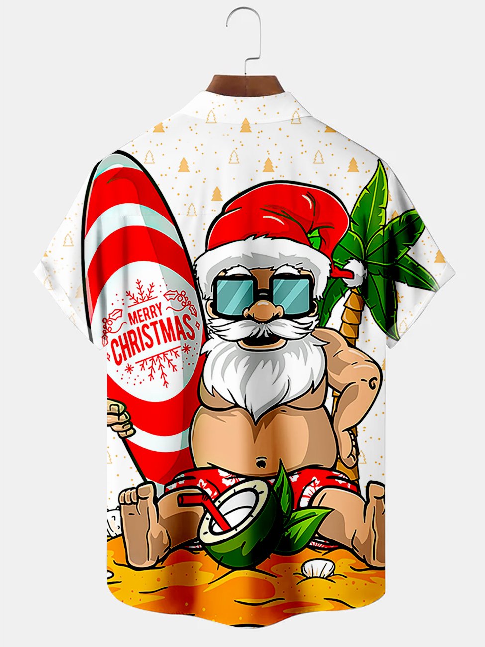 Funny Santa Hawaiian Shirt For Resort Trips, Coastal Parties, And Warm Weather Style