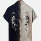 Halloween Skull Hawaiian Shirt For Island Vacations, Resort Wear, And Relaxed Seasonal Style