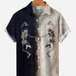 Halloween Skull Hawaiian Shirt For Island Vacations, Resort Wear, And Relaxed Seasonal Style