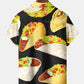 Food Taco Hawaiian Shirt For Resort Trips, Coastal Parties, And Warm Weather Style
