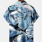 Ocean Shark Hawaiian Shirt For Nature Fans, Resort Trips, And Comfortable Warm Weather Wear