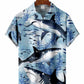 Ocean Shark Hawaiian Shirt For Nature Fans, Resort Trips, And Comfortable Warm Weather Wear