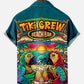 Parrot Tiki Bar Hawaiian Shirt For Island Vacations, Resort Wear, And Relaxed Seasonal Style