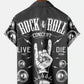 Rock Poster Hawaiian Shirt For Resort Trips, Coastal Parties, And Warm Weather Style
