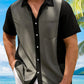 Solid Bowling Hawaiian Shirt For Beach Days, Summer Outings, And Thoughtful Gift Giving