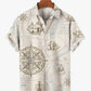 Steamer Creative Pattern Hawaiian Shirt For Resort Trips, Coastal Parties, And Warm Weather Style