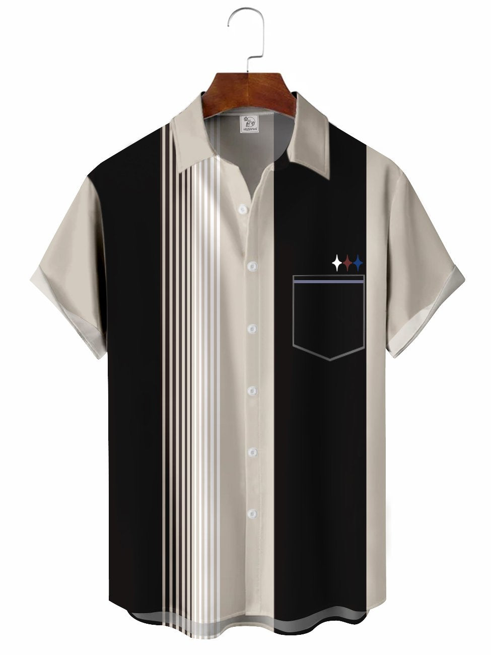 Stripes Bowling Hawaiian Shirt For Tropical Holidays, Outdoor Gatherings, And Everyday Comfort