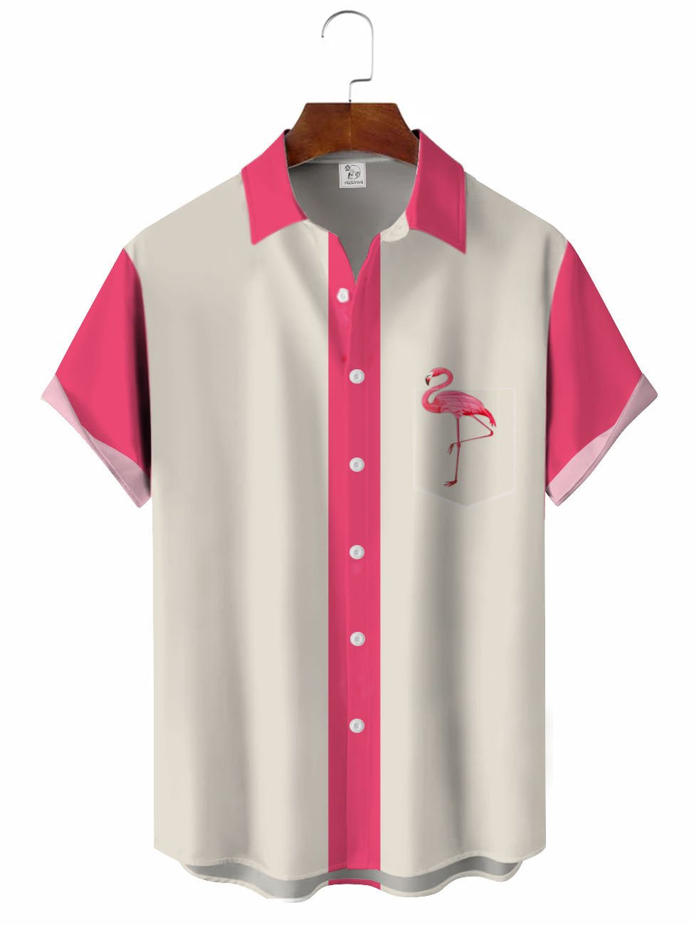 Valentine's Flamingo Bowling Hawaiian Shirt For Outdoor Adventures, Coastal Travel, And Comfortable Casual Style