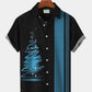 Vintage Bowling Christmas Hawaiian Shirt For Christmas Gatherings, Resort Trips, And Cheerful Seasonal Style