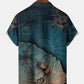 Men's Vintage Medieval Nautical Anchor Map Hawaiian Vacation Hawaiian Shirt