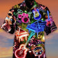 Colorful Music Speaks Hawaiian Shirt For Summer Vacation, Beach Travel, And Casual Wear