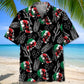 Mexico Flag Skull Hawaiian Shirt For Resort Holiday, Family Vacation, And Relaxed Summer Style