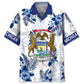 Michigan State Flag Proud Hawaiian Shirt For Summer Road Trip And Weekend Wear