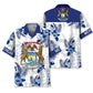 Michigan State Flag Proud Hawaiian Shirt For Coastal Festival, Family Vacation, And Seasonal Wardrobe