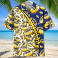 Michigan Heritage Football Hawaiian Shirt For Coastal Travel, Casual Events, And Comfortable Summer Wear