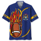 Michigan Heritage Football Hawaiian Shirt For Island Vacations, Resort Wear, And Relaxed Seasonal Style