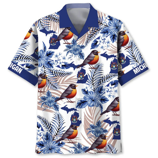 Michigan State Proud Hawaiian Shirt For Warm Weather Outing And Weekend Wear