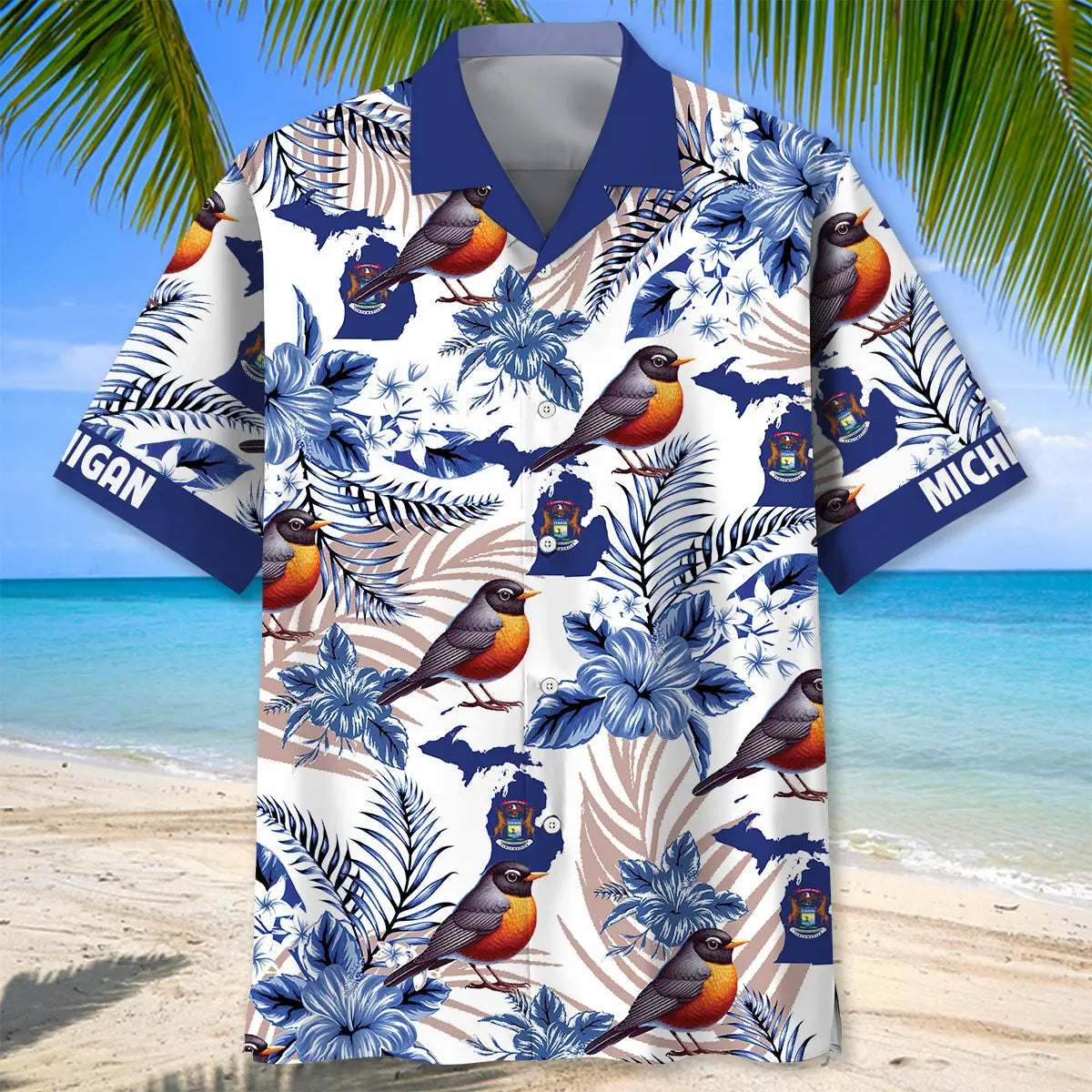 Michigan State Proud Hawaiian Shirt For Warm Weather Outing, Summer Road Trip, And Casual Outdoor Style