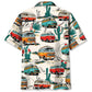 Minivan Car Hawaiian Shirt For Island Vacations, Resort Wear, And Relaxed Seasonal Style