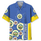 Minnesota Heritage Hawaiian Shirt For Summer Vacation, Beach Travel, And Casual Wear