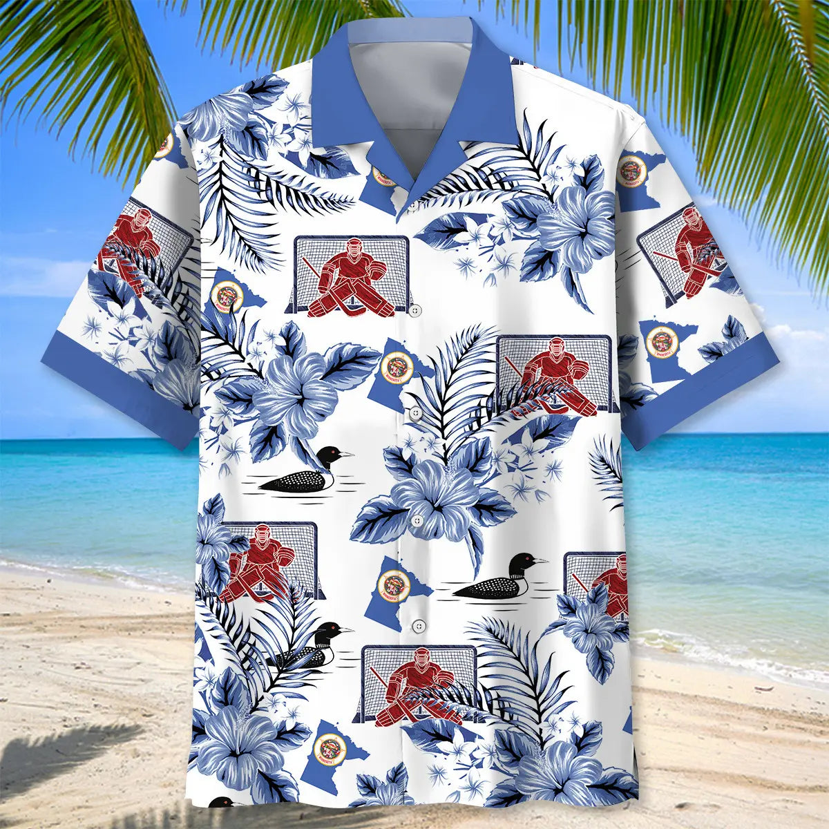 Minnesota State Proud Hawaiian Shirt For Beachside Event, Resort Holiday, And Thoughtful Gifting