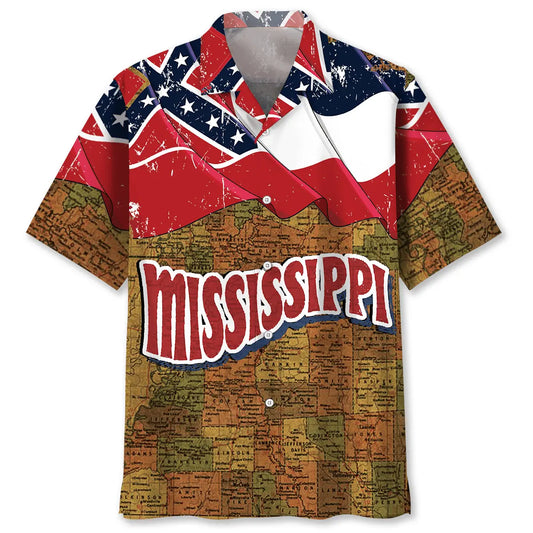 Mississippi State Proud Hawaiian Shirt For Resort Holiday And Vacation Style