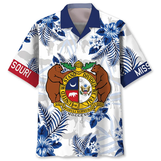Missouri Heritage Proud Hawaiian Shirt For Beach Days, Summer Outings, And Thoughtful Gift Giving