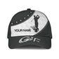 Custom Golf Player Personalized Name Classic Cap For Casual Outfits Vacations And Everyday Styling