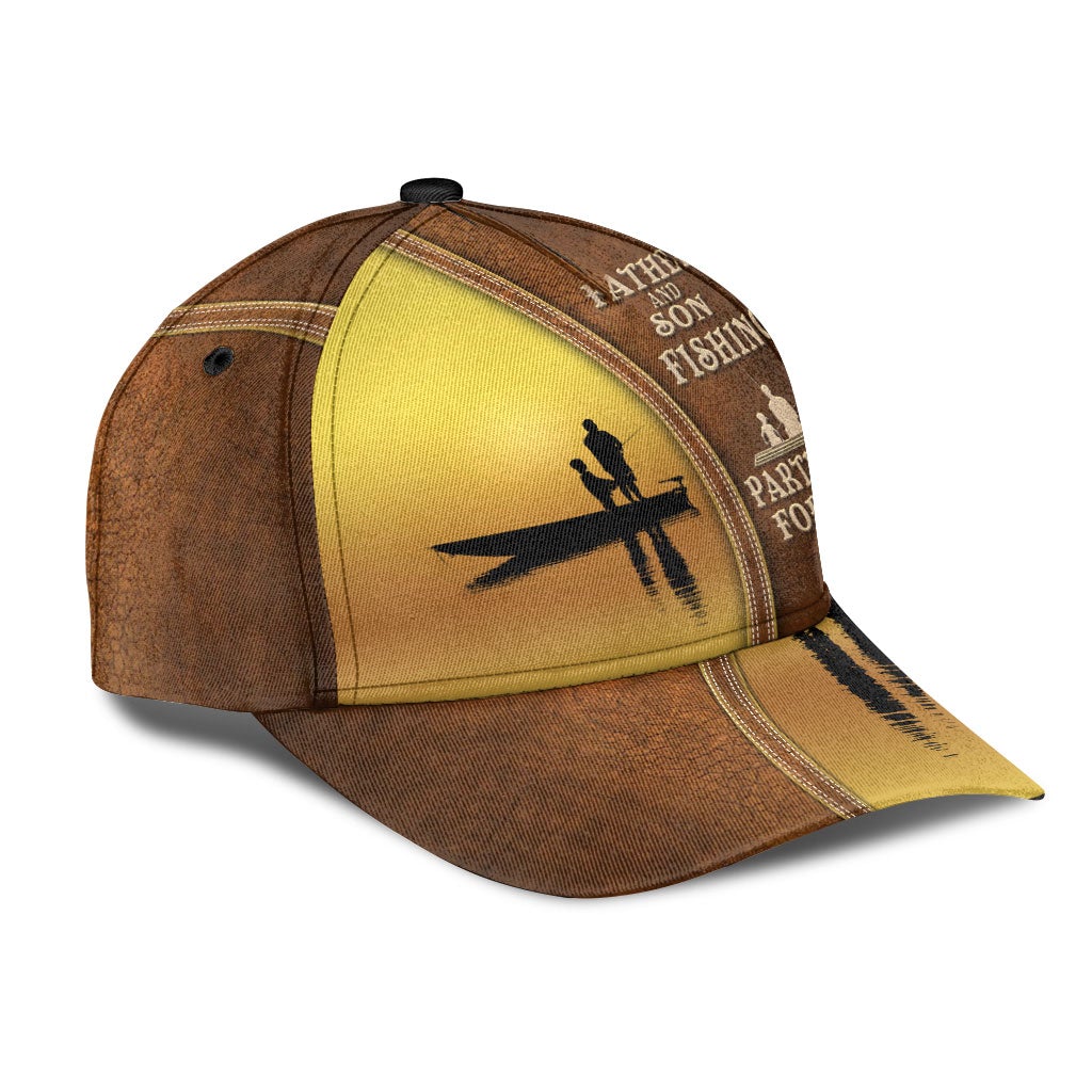 Father And Son Fishing Partners For Life Classic Cap For Seasonal Events Outdoor Trips And Everyday Comfort