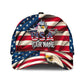 Custom Proud American Eagle Personalized Name Classic Cap For Weekend Outings Holidays And Thoughtful Gifting