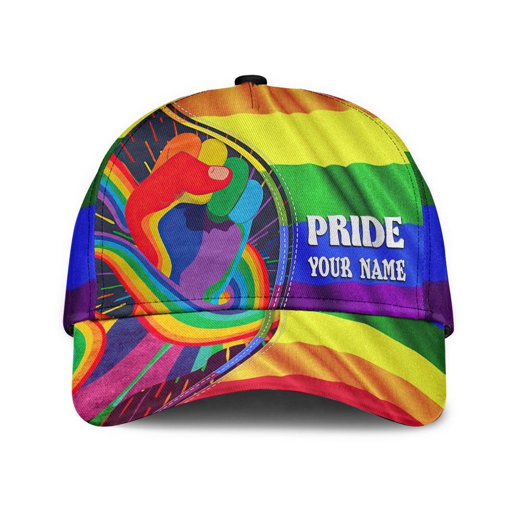 Custom Pride Together We Rise Personalized Name Classic Cap For Parties Vacations And Relaxed Daily Outfits