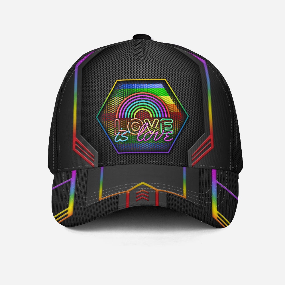 Pride Love Is Love Classic Cap For Weekend Travel Outdoor Events And Casual Outfits