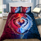 Dragon Heart Rose Bedding Cover For Fantasy Bedroom Decor