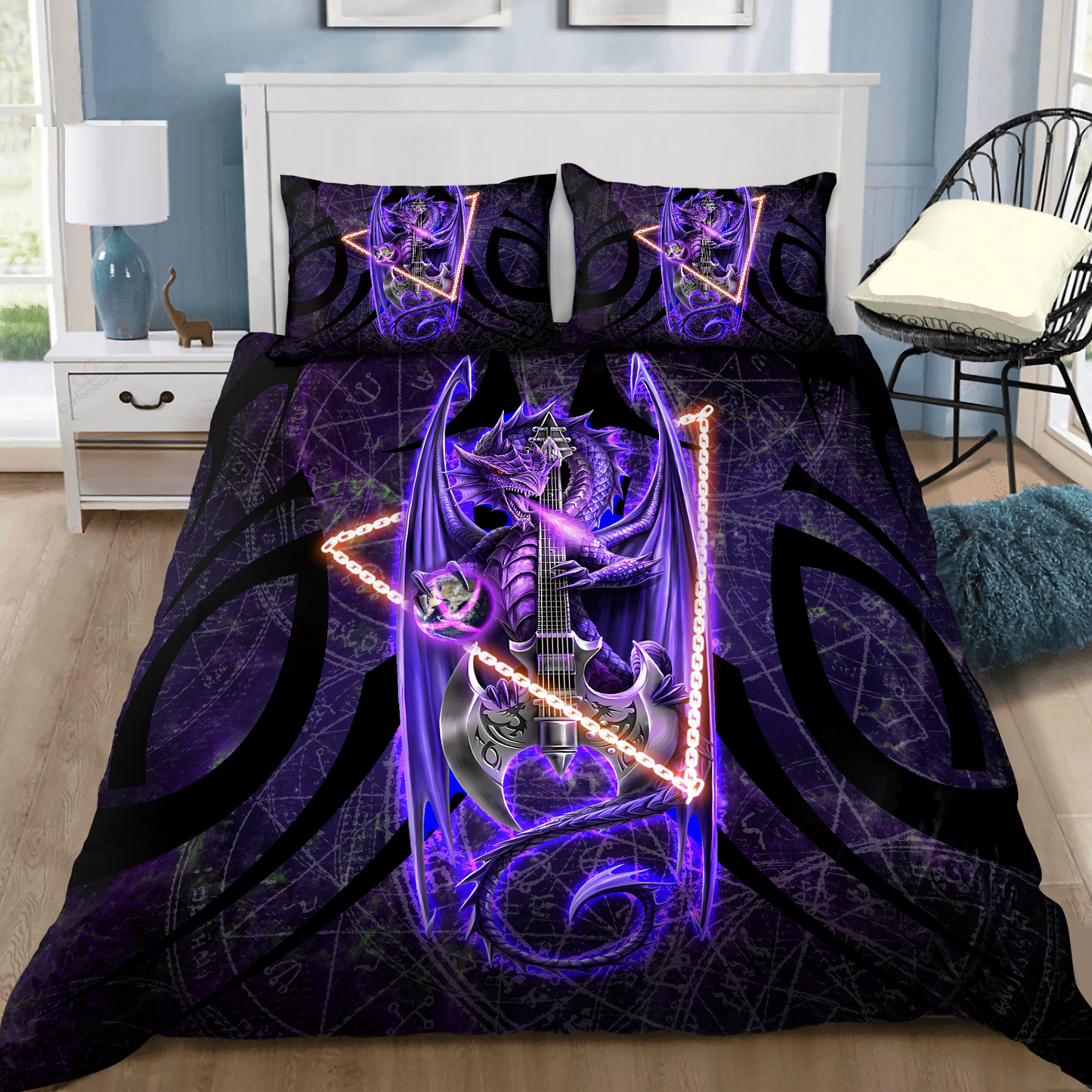 Dragon Fantasy Bedding Cover For Fantasy Bedroom Decor