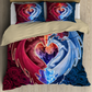Dragon Heart Rose Bedding Cover For Fantasy Bedroom Decor