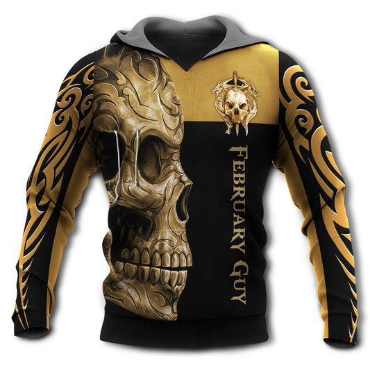 February Skull Hoodie For Alternative Outfits Travel And Distinctive Casual Wear