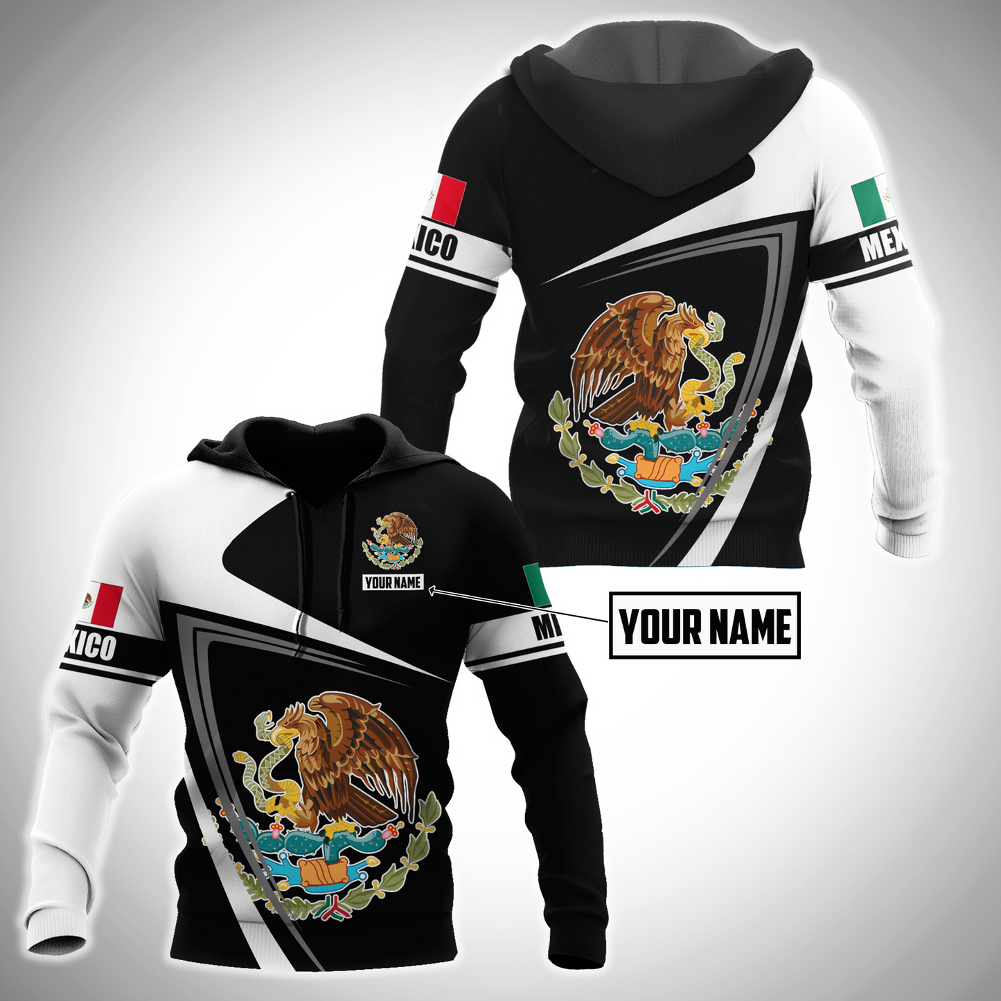 Mexican Hoodie For Traditional Themes Outdoor Events And Casual Travel