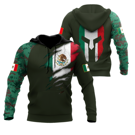 Mexican Coat Arms Hoodie For Traditional Themes Outdoor Events And Casual Travel