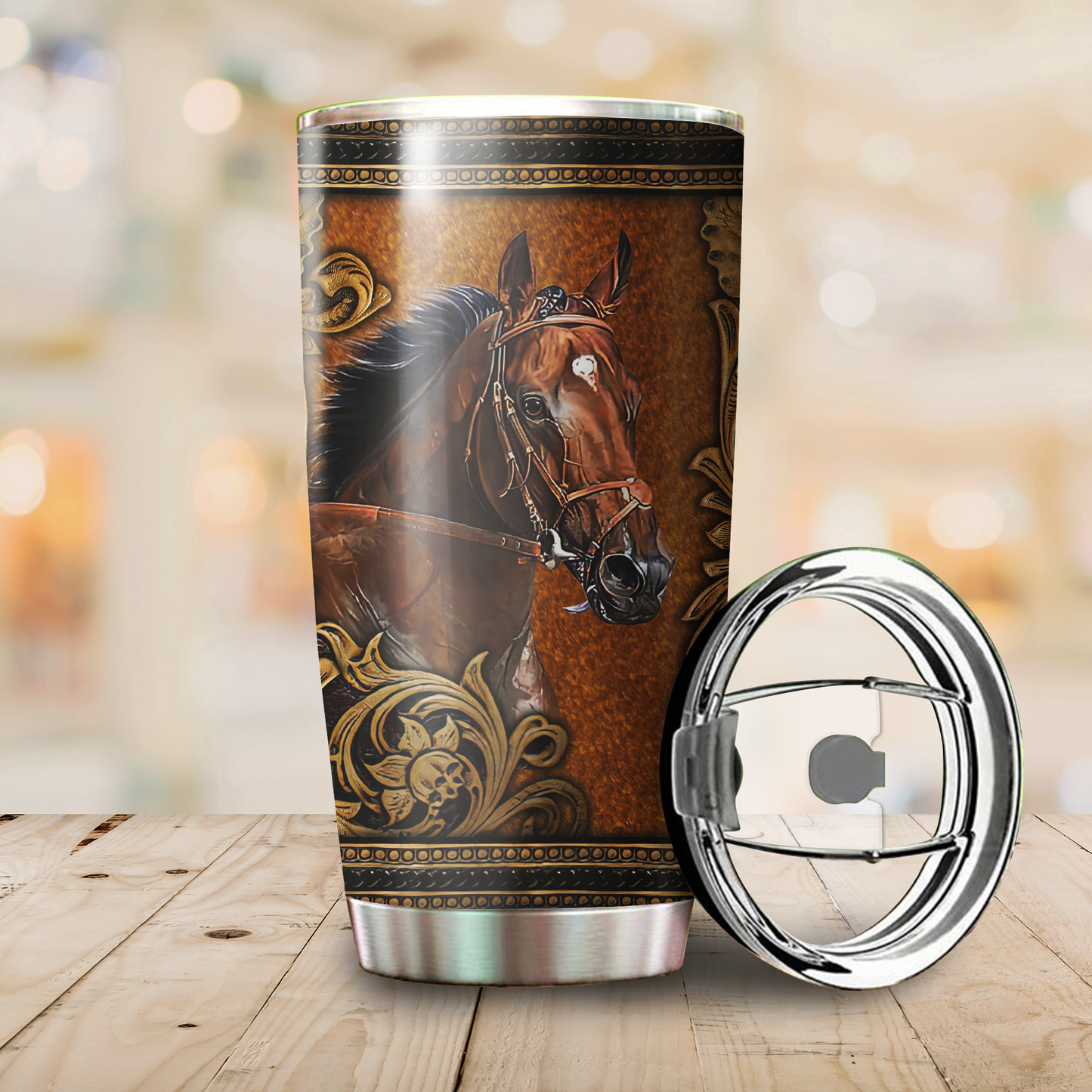 Horses Lend Us The Wings We Lack 20 Oz Tumbler For Coffee Travel And Daily Drinks