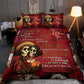 Sugar Skull Couple Love Gift Bedding Cover For Gothic Bedroom Decor