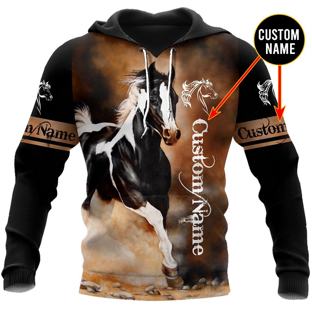 Love Horse Hoodie For Horse Lovers Weekend Adventures And Relaxed Daily Style