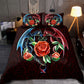 Dragon Rose Fantasy Bedding Cover For Fantasy Bedroom Decor