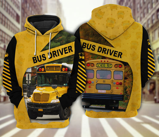 School Bus Driver Hoodie For Casual Outfits Outdoor Trips And Comfortable Layering