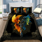 Dragon Phoenix Sword Bedding Cover For Fantasy Bedroom Decor