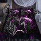 Purple Dragon And Wolf Fantasy Bedding Cover For Fantasy Bedroom Decor